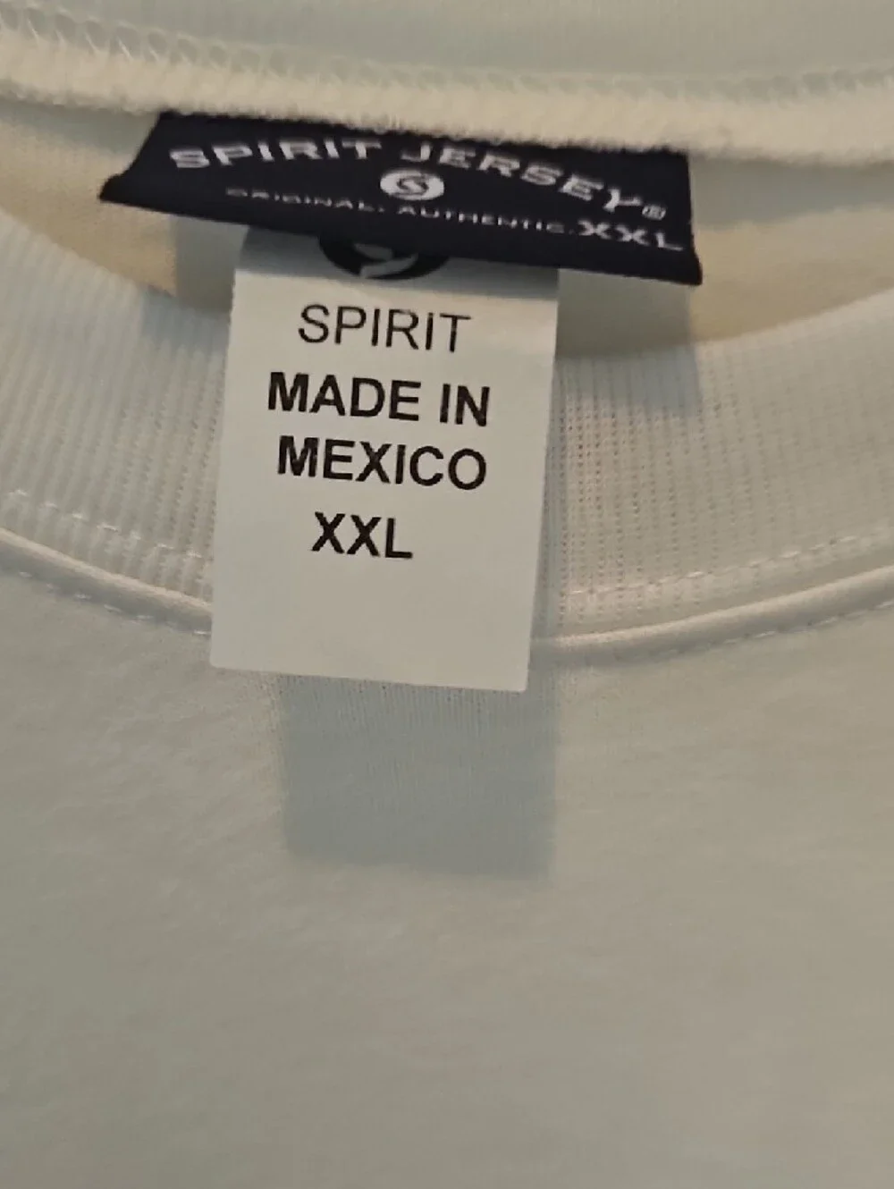 NWOT Very OVERSIZE Men's White Shirt with Black Stripe - Classic Contrast - Picture 2 of 4